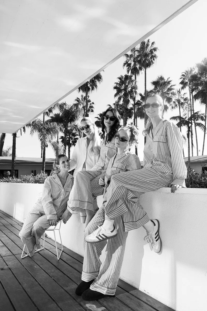 santa barbara hair and makeup team glam up bride and bridesmaids