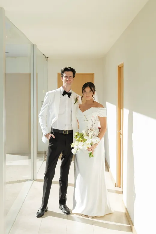 natural and effortless hair and airbrush makeup for this stunning los angeles bride