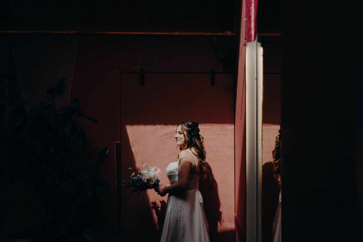 downtown los angeles wedding for modern los angeles couple