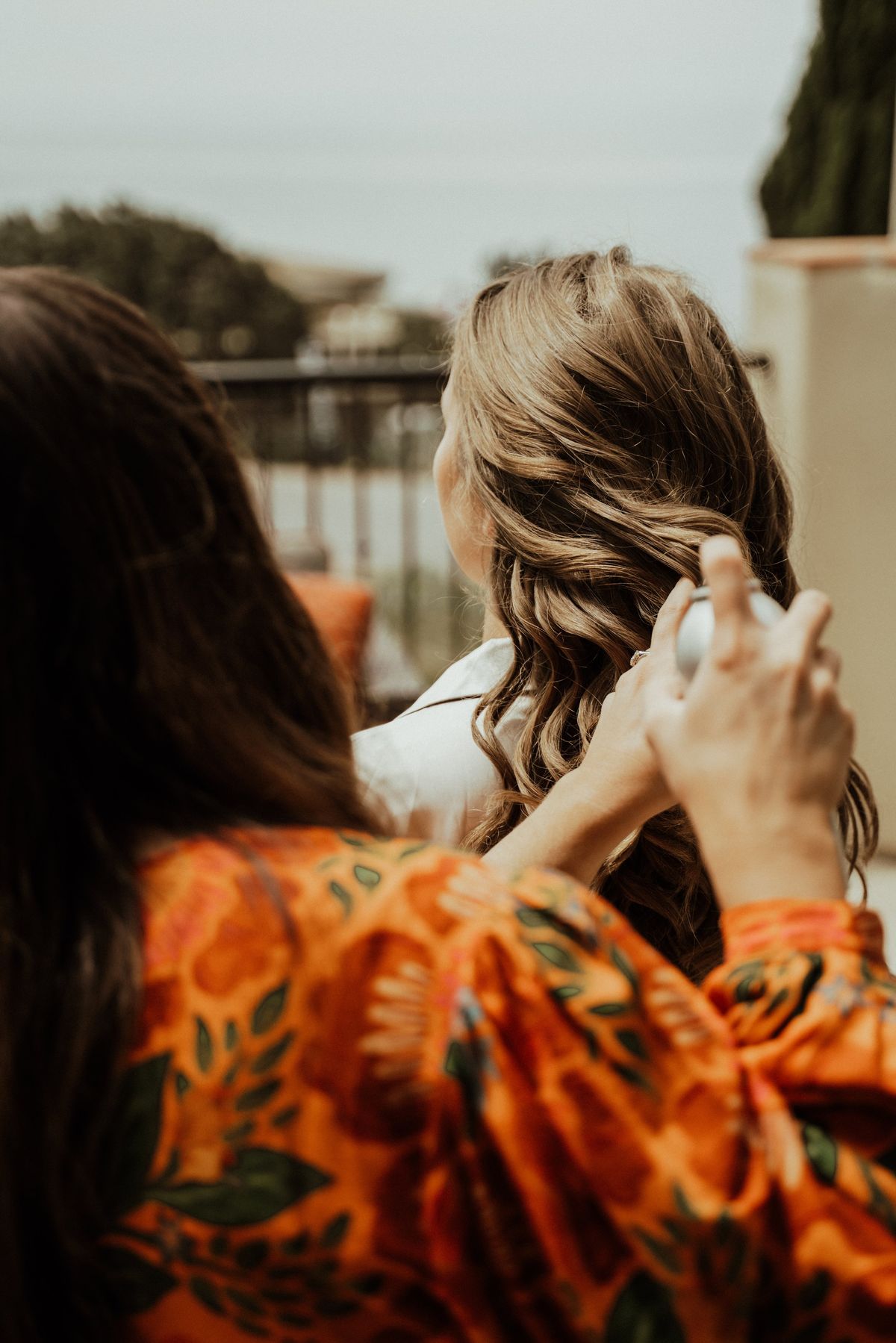 boho waves for this bride getting married at catalina view gardens