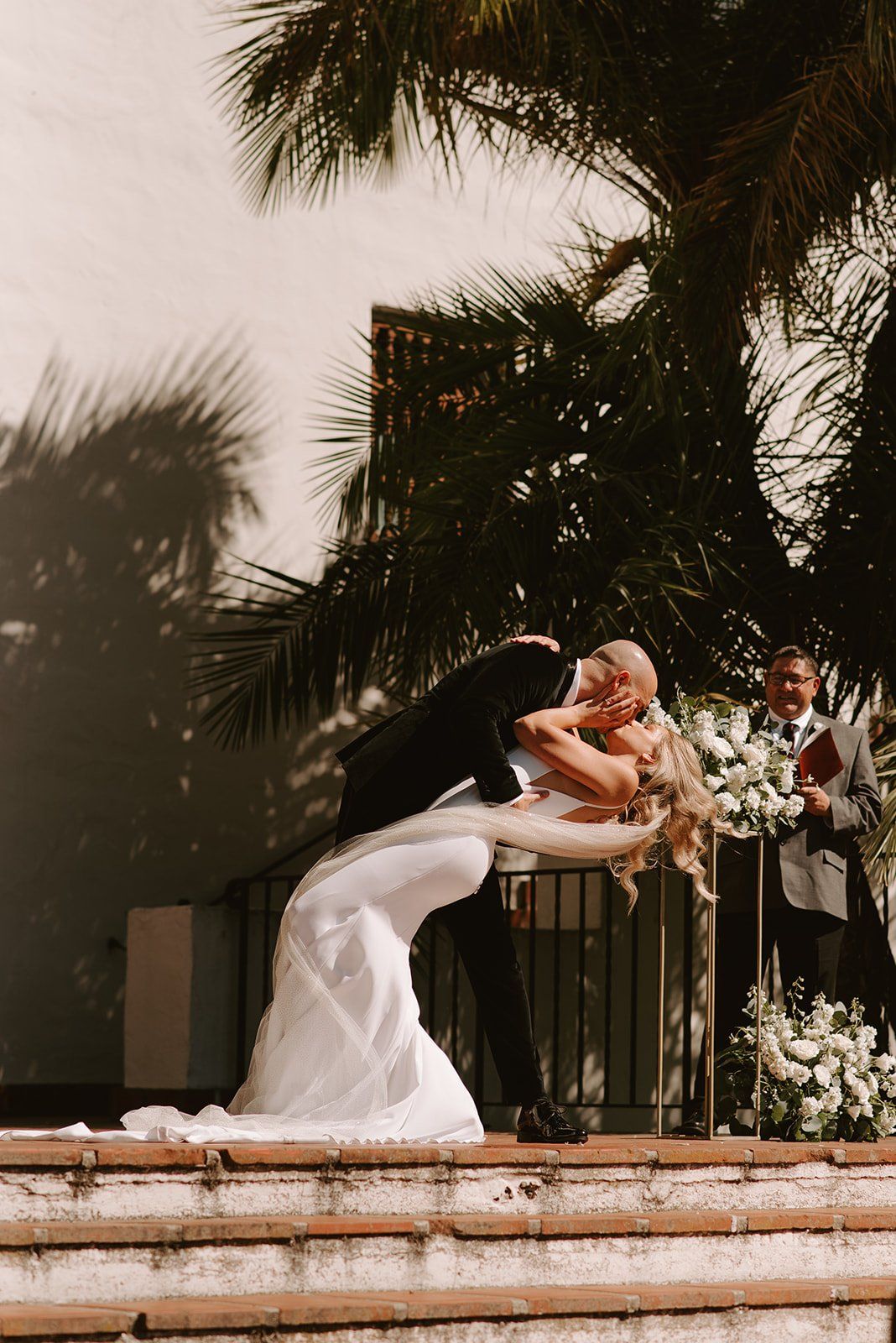 bride and groom are pronounced husband and wife