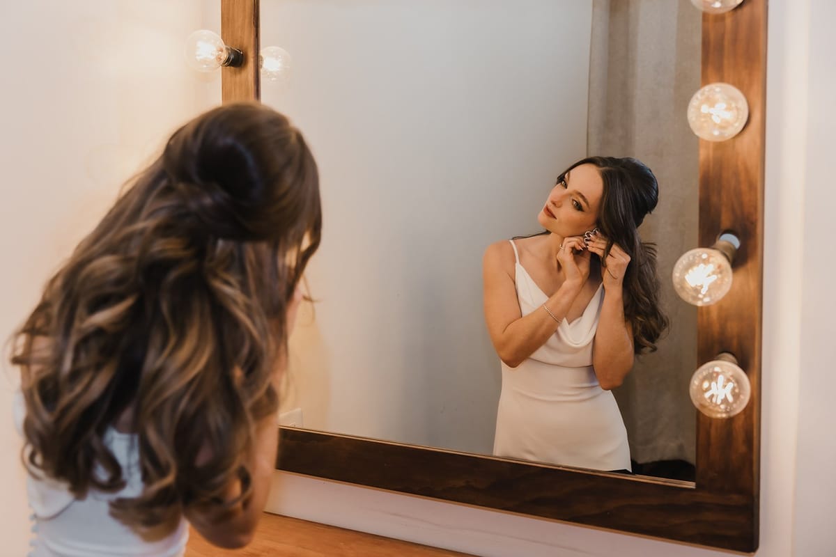 For makeup, we focused on creating a flawless, dewy complexion that would radiate a natural, healthy glow.