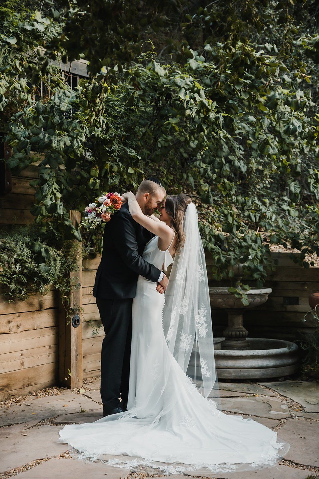 With the stage set amidst the idyllic Topanga Canyon, our beautiful bride's 60's-inspired wedding was a day to remember.