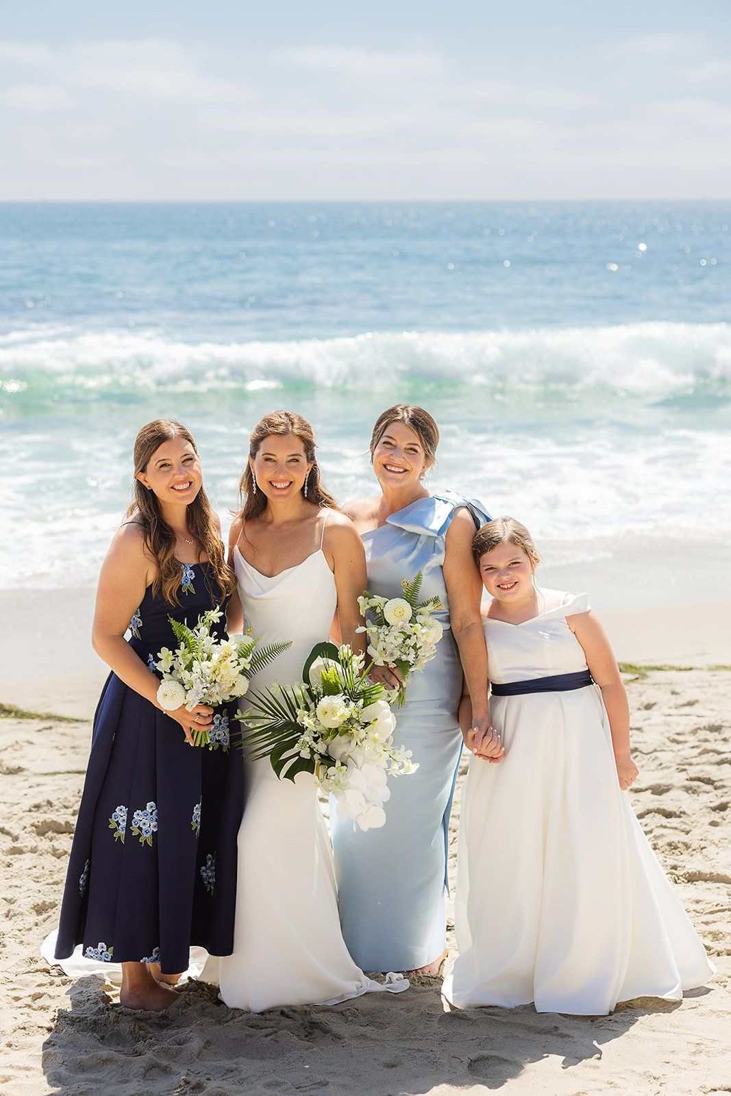 natural and minimal hair and makeup looks for this gorgeous bridal party in laguna beach