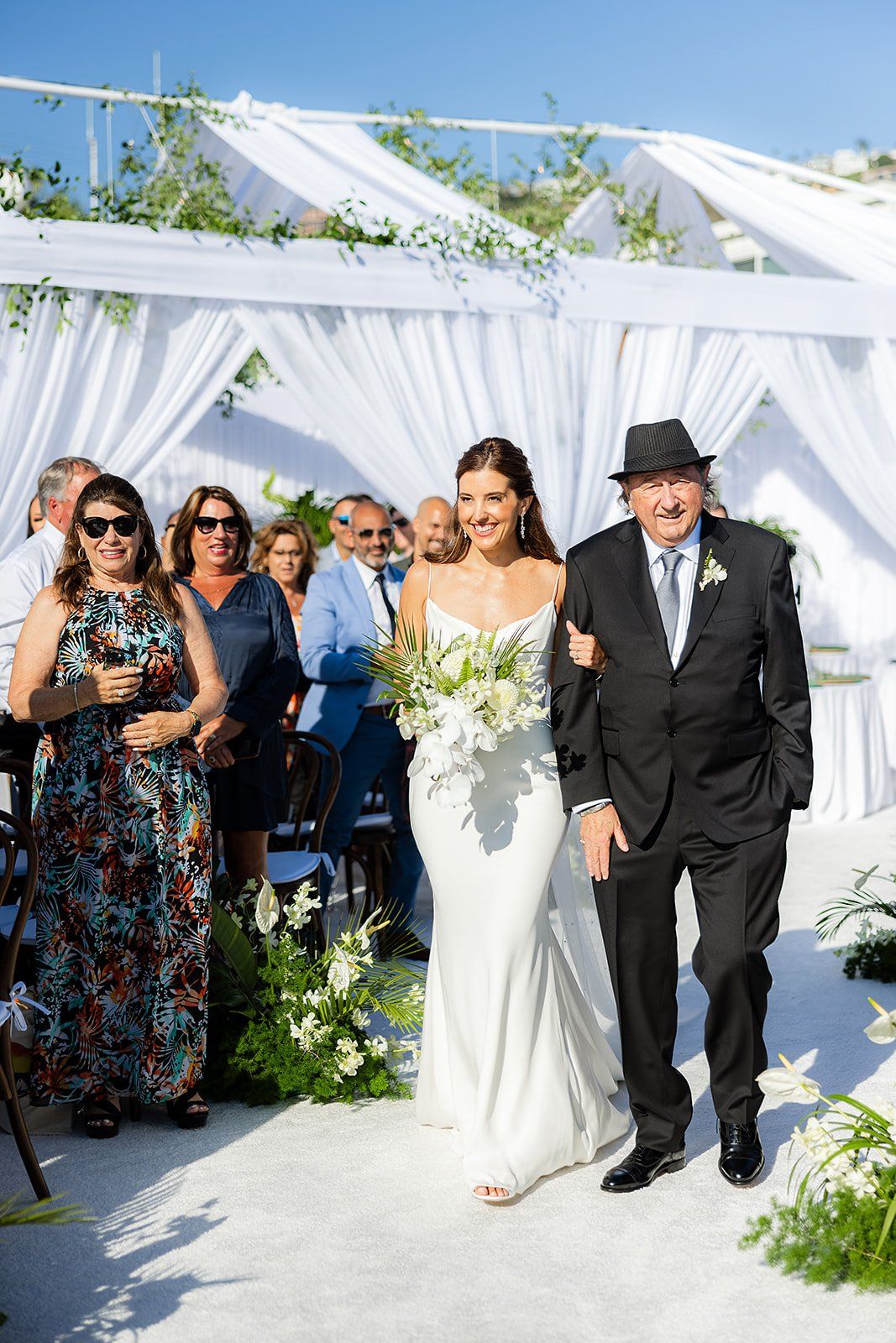 coastal wedding ceremony at mozambique on PCH