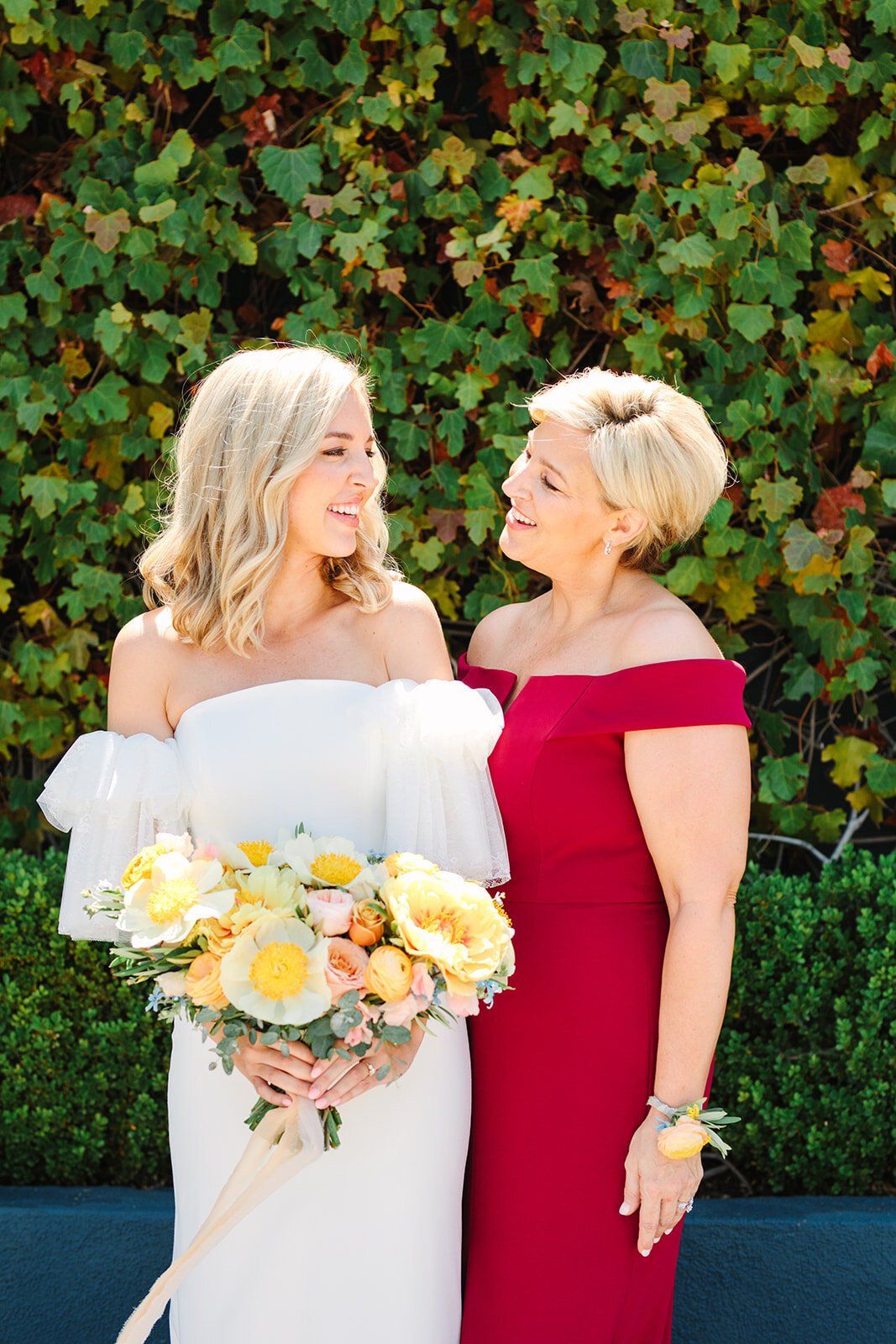 bride and mother of the bride