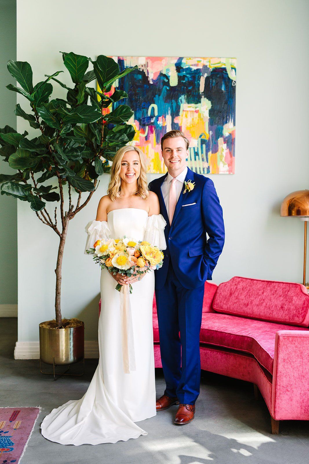 kansas city couple plan their dream colorful destination wedding