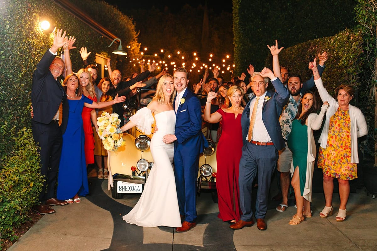 los angeles destination wedding held at the fig house in LA