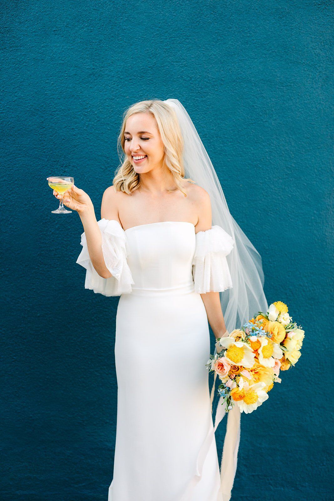 pops of color are everywhere to be found during this adorably styled destination wedding