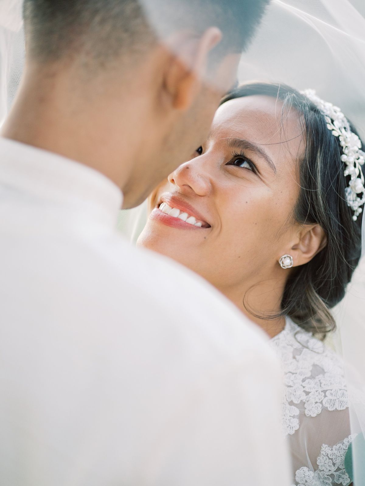 natural and glowing bride after her dream los angeles ceremony