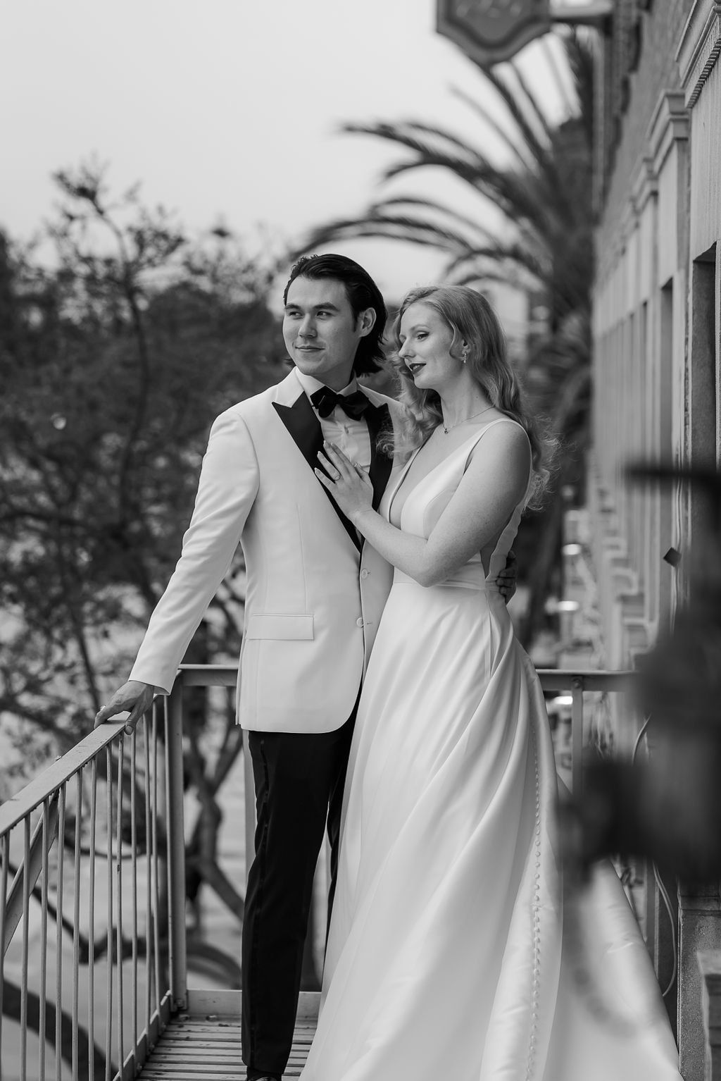 los angeles couple plan the ultimate old hollywood wedding at the culver hotel in los angeles