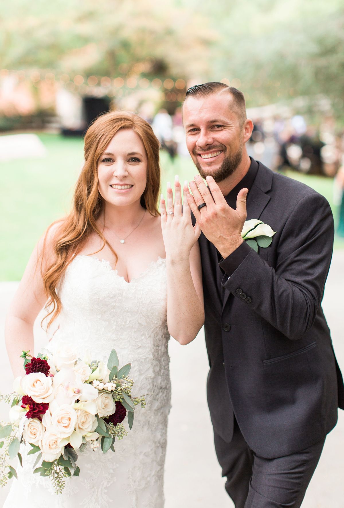 pasadena couple plan wedding at a beautiful outdoor private residence