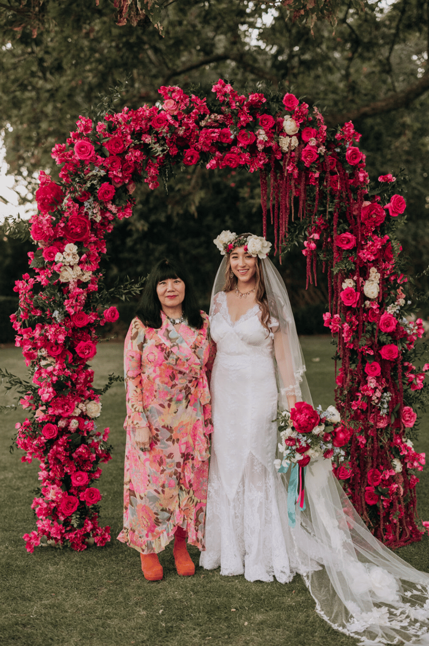 Fashion Designer Anna Sui Creates Custom Gown For Niece Isabelle Sui, Published in Over The Moon