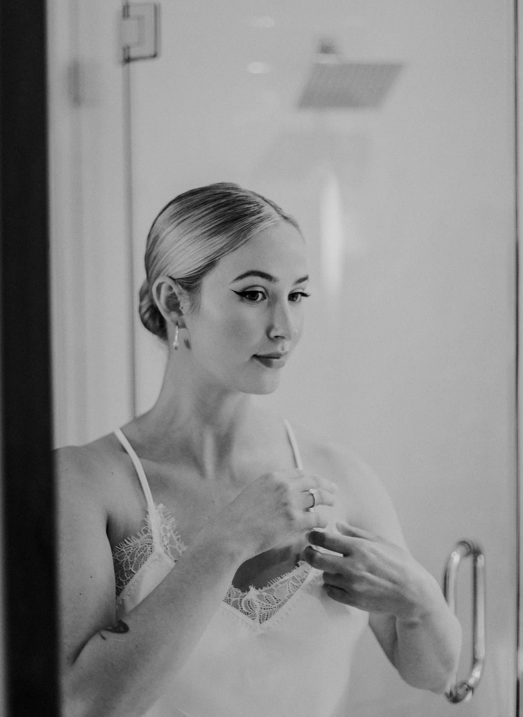 modern and classic bridal look, inspired by hailey bieber
