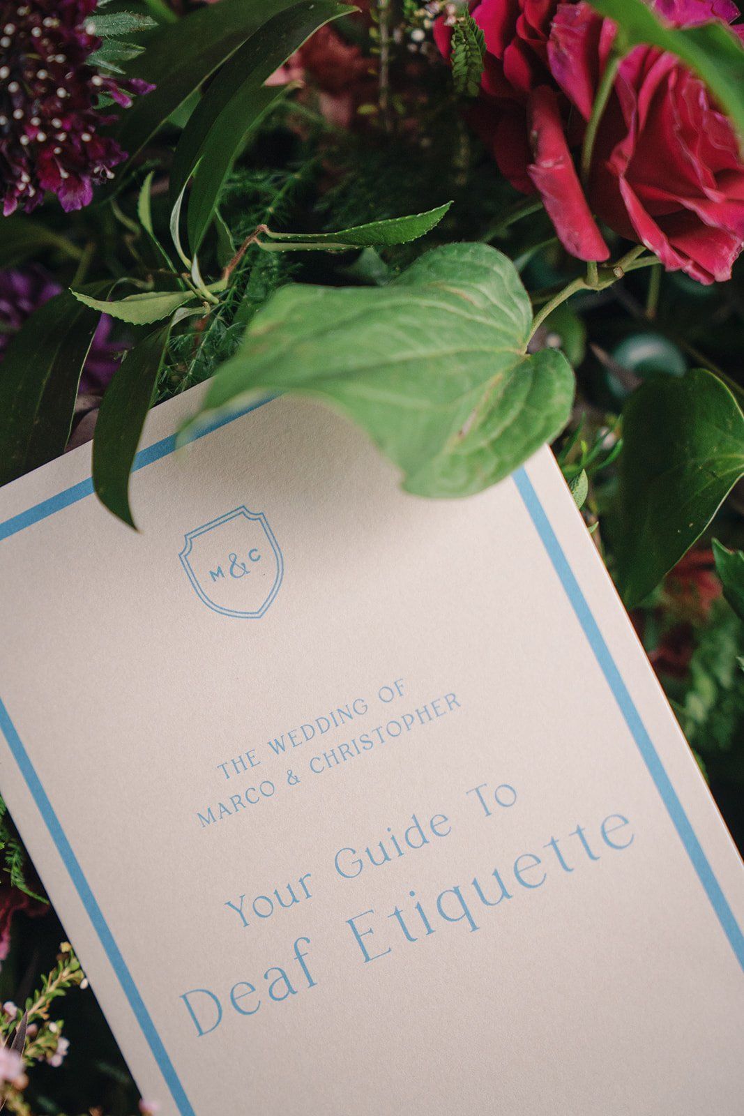 ASL was an intentional and meaningful part of this grooms' wedding ceremony