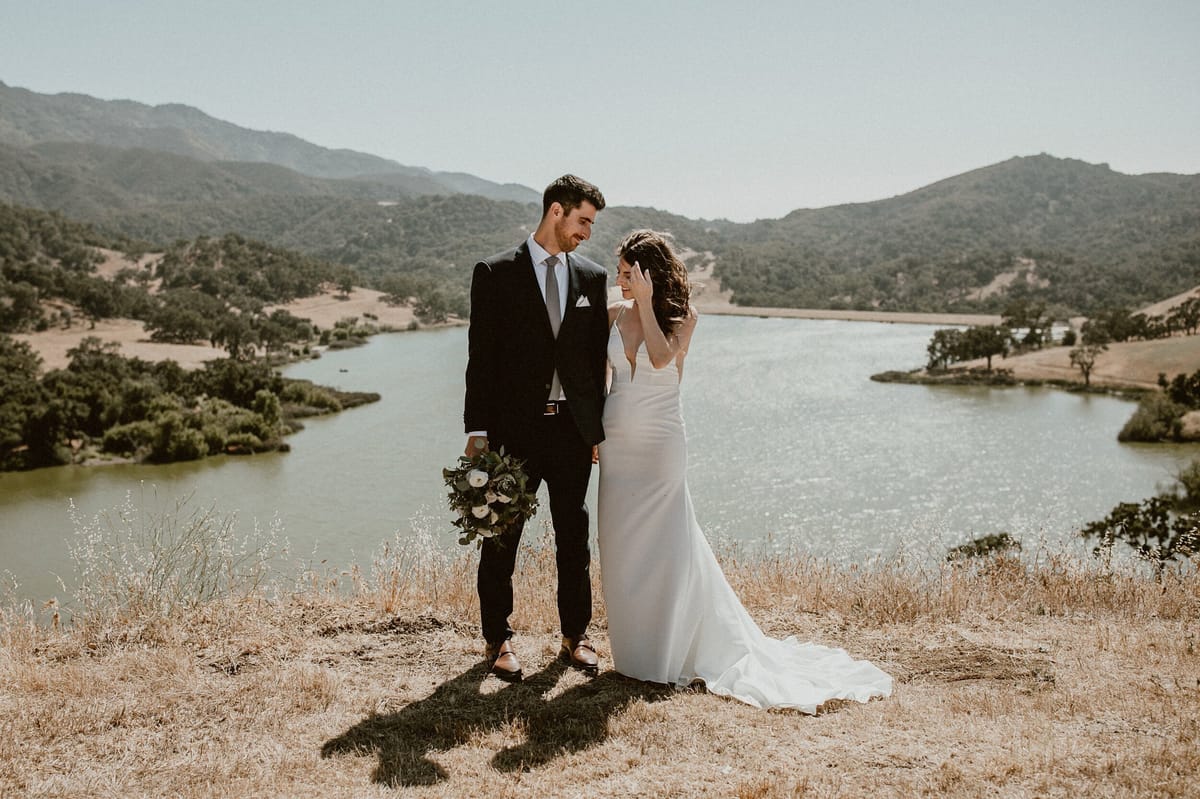 cliffside wedding ceremony 