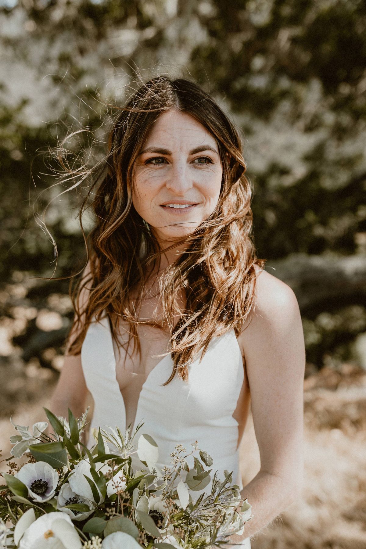 natural airbrush makeup for LA bride's dream destination wedding in solvang