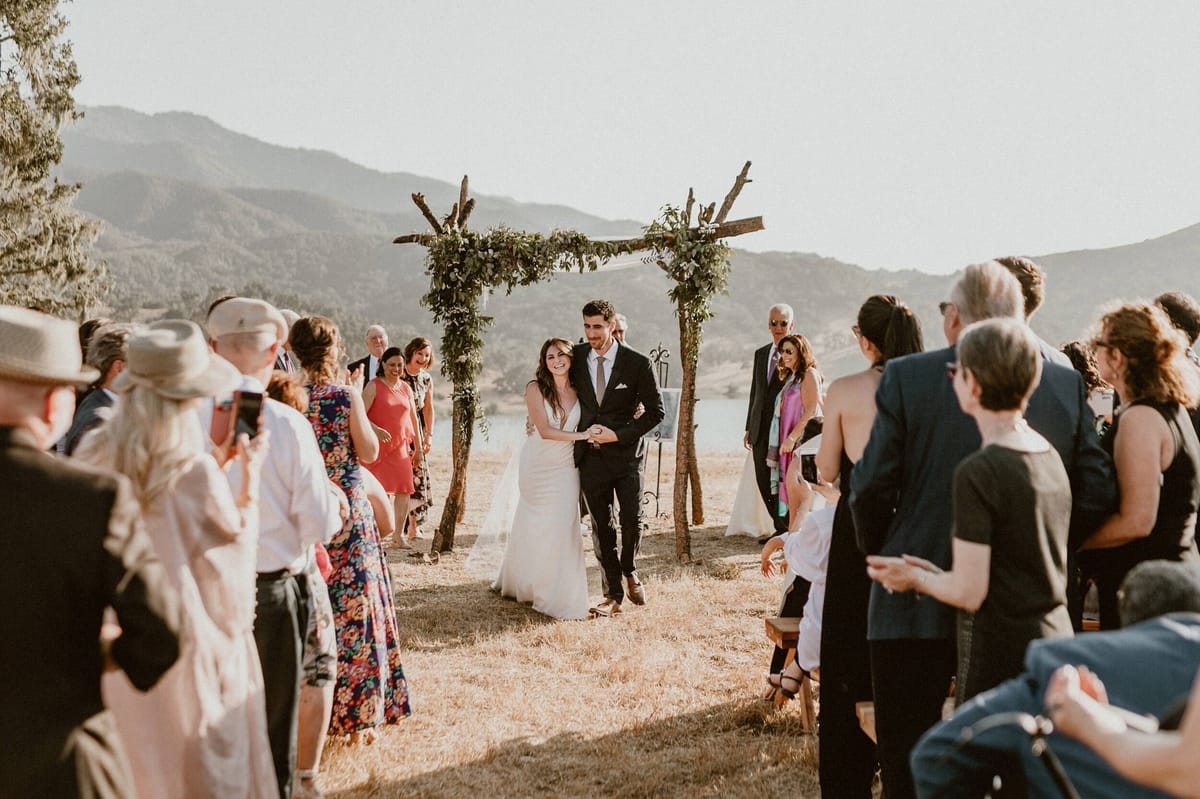 hillside jewish wedding at alisal ranch in solvang, california
