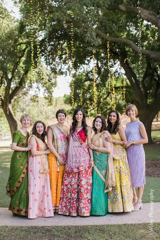 indian fusion wedding in malibu, california