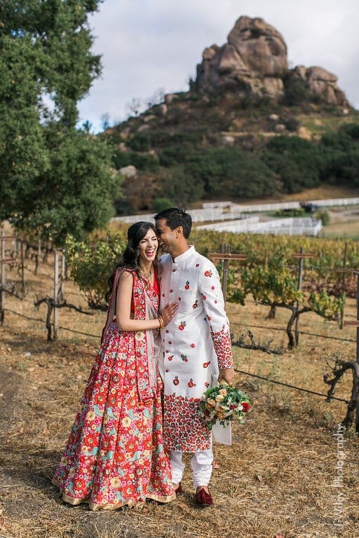 saddlerock ranch indian fusion wedding
