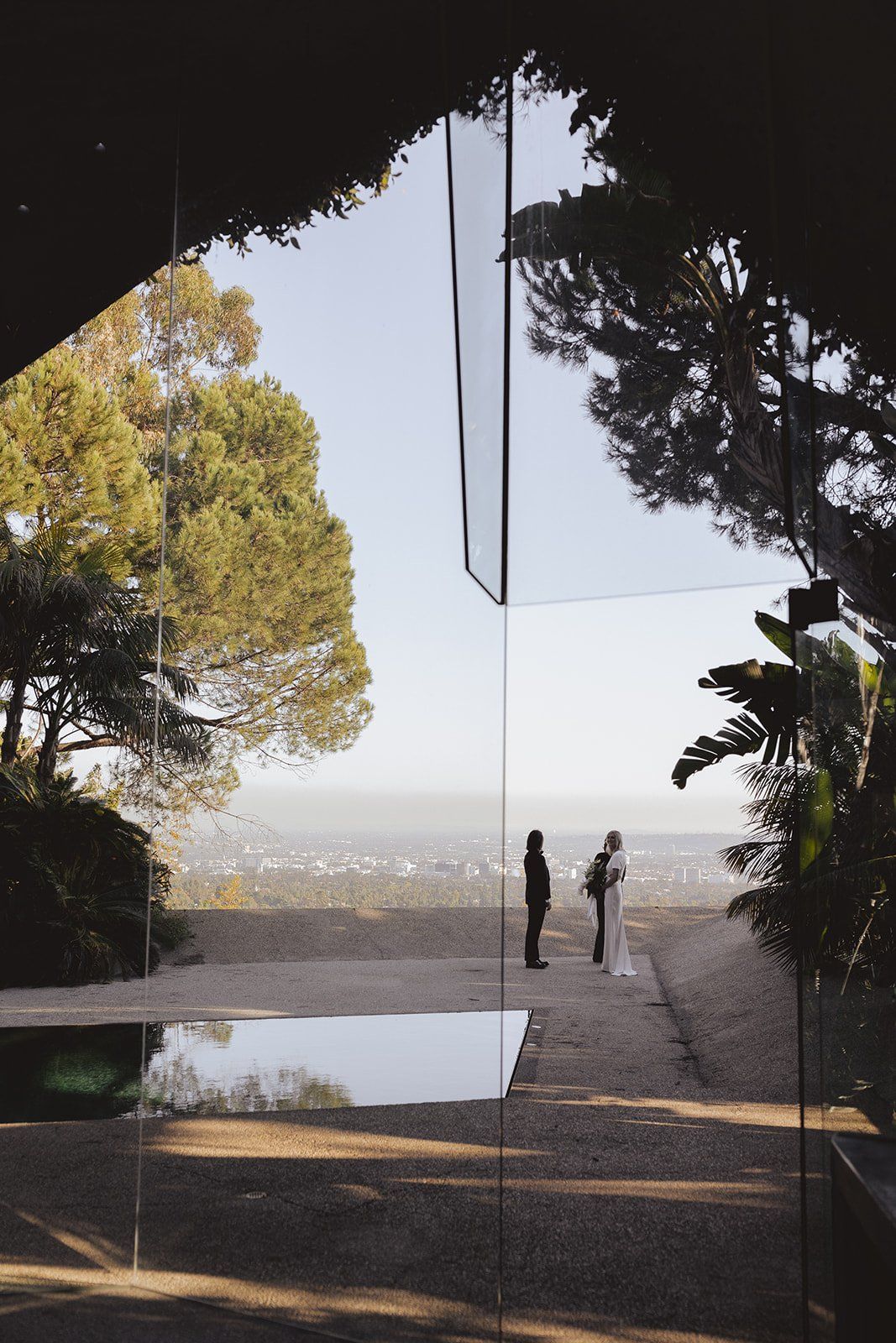 intimate elopement at the iconic Sheats–Goldstein Residence