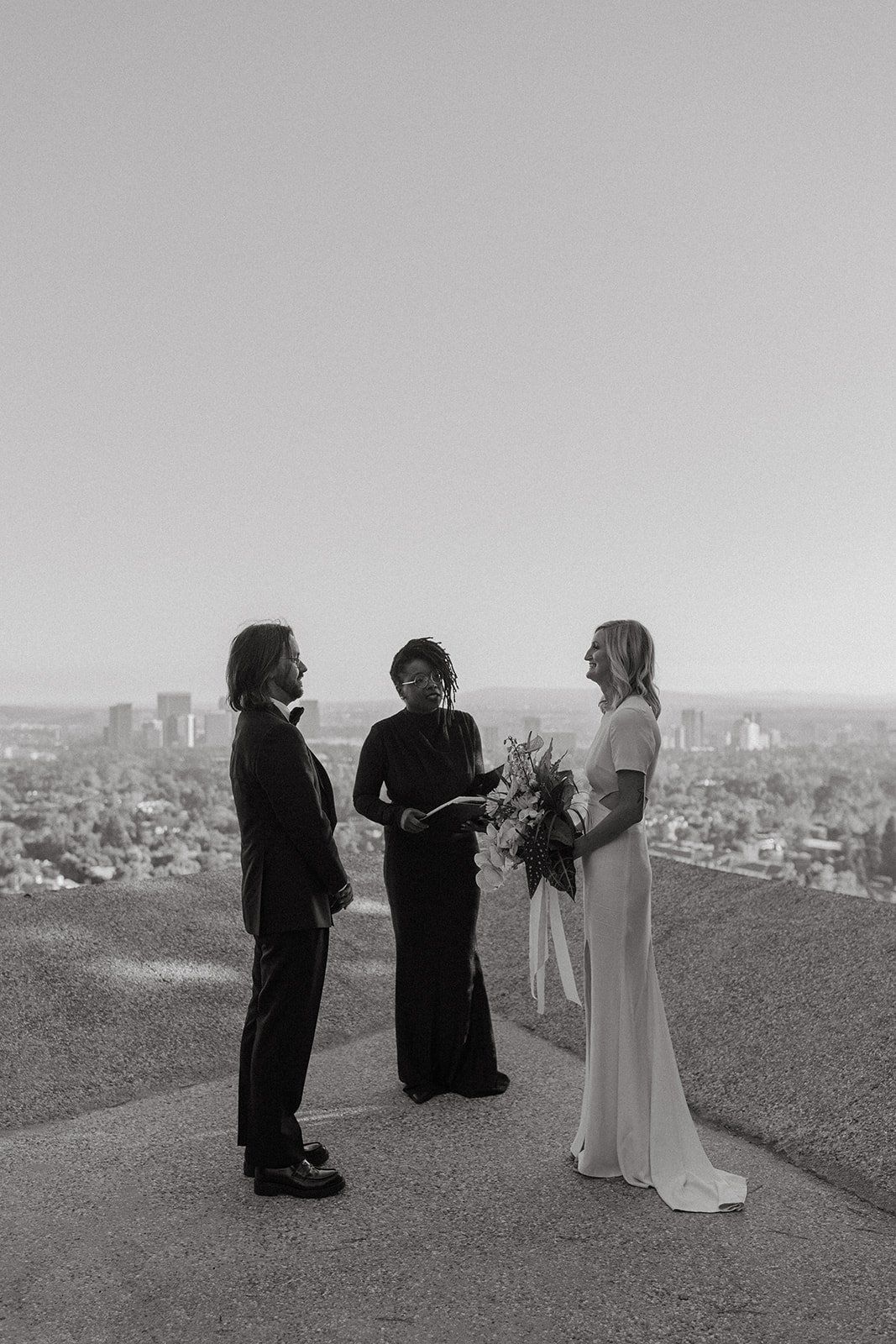 bride and groom plan intimate elopement at the Sheats–Goldstein Residence