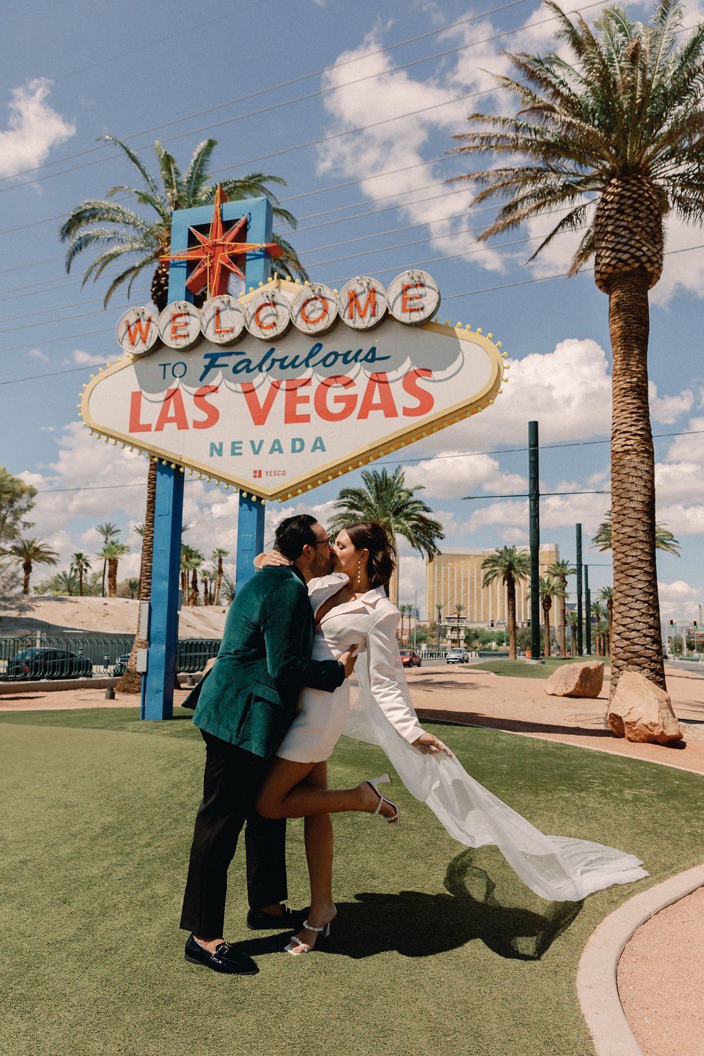 bride and groom plan unique and memorable wedding day in las vegas at the little white wedding chapel with elvis