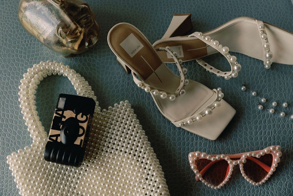 bride's details on the morning of her las vegas elopement