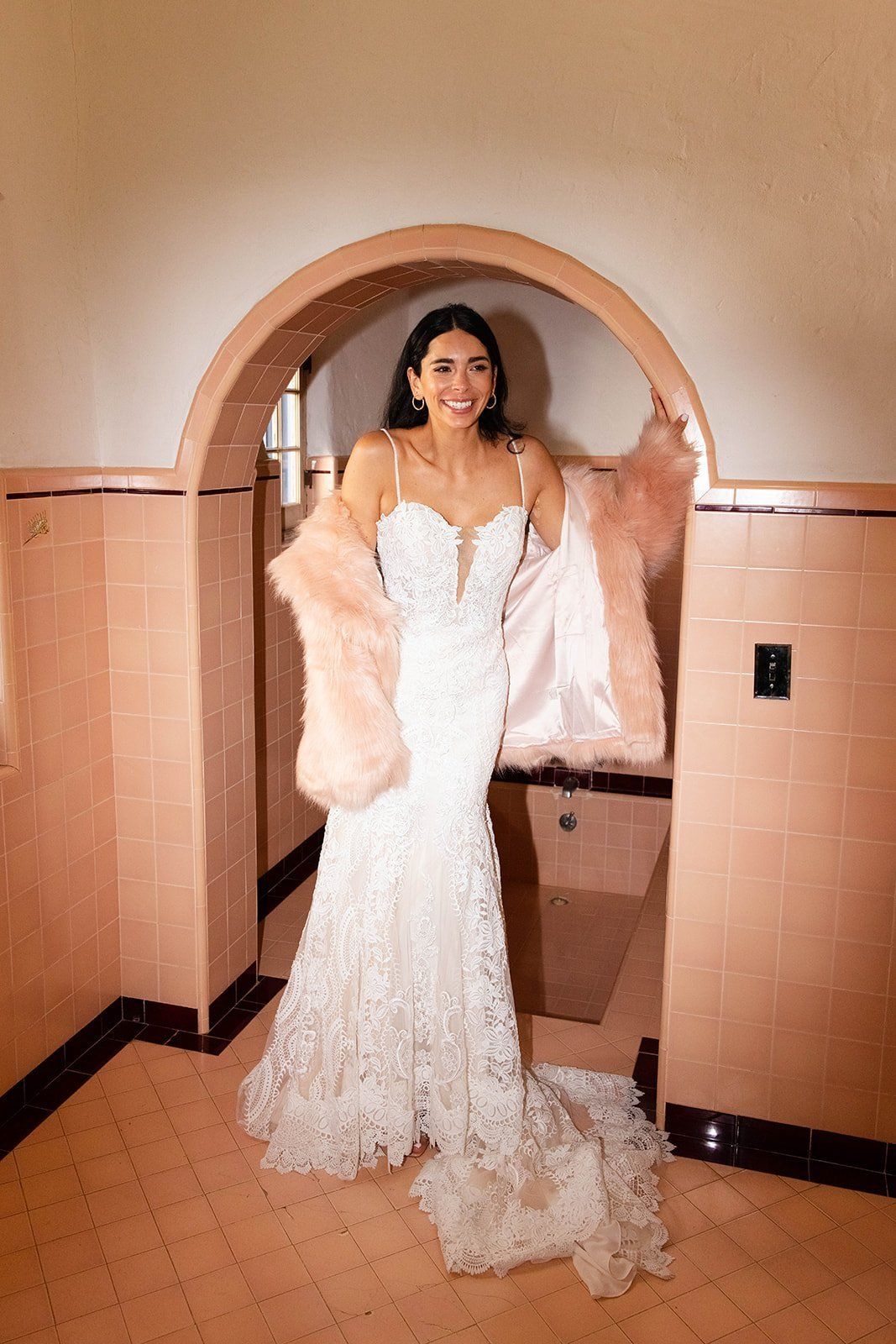 vintage inspired bridal portrait