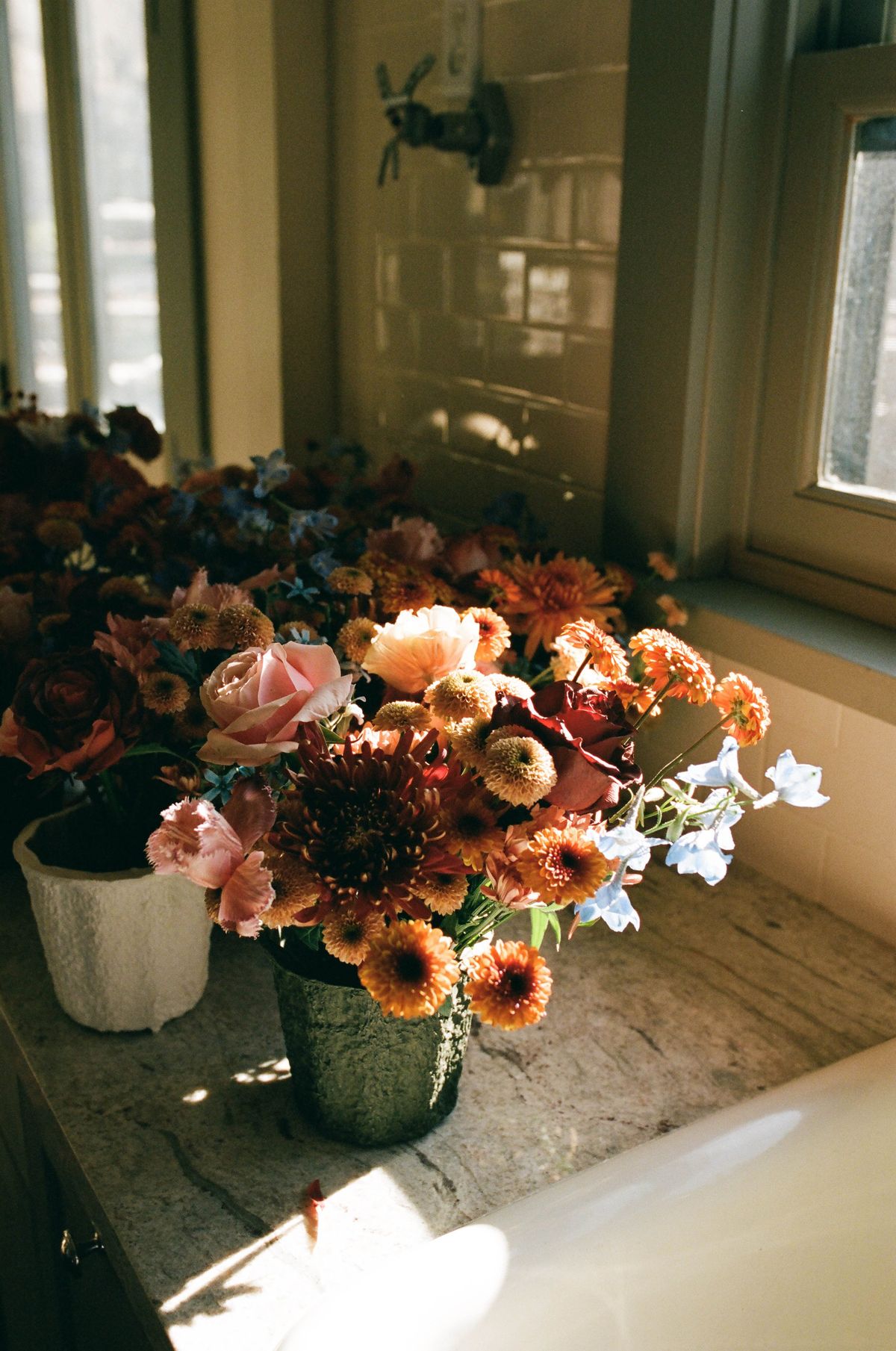 gorgeous floral bouquet captured on film