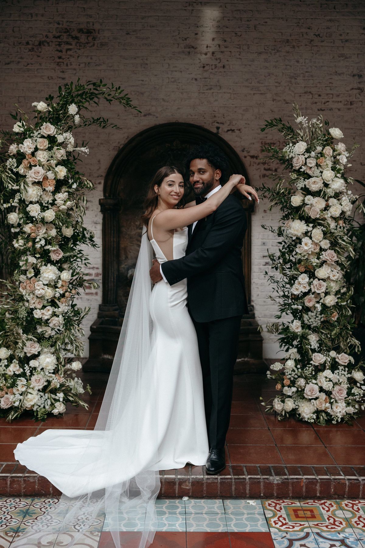 gorgeous NYC couple plan dream wedding in los angeles california