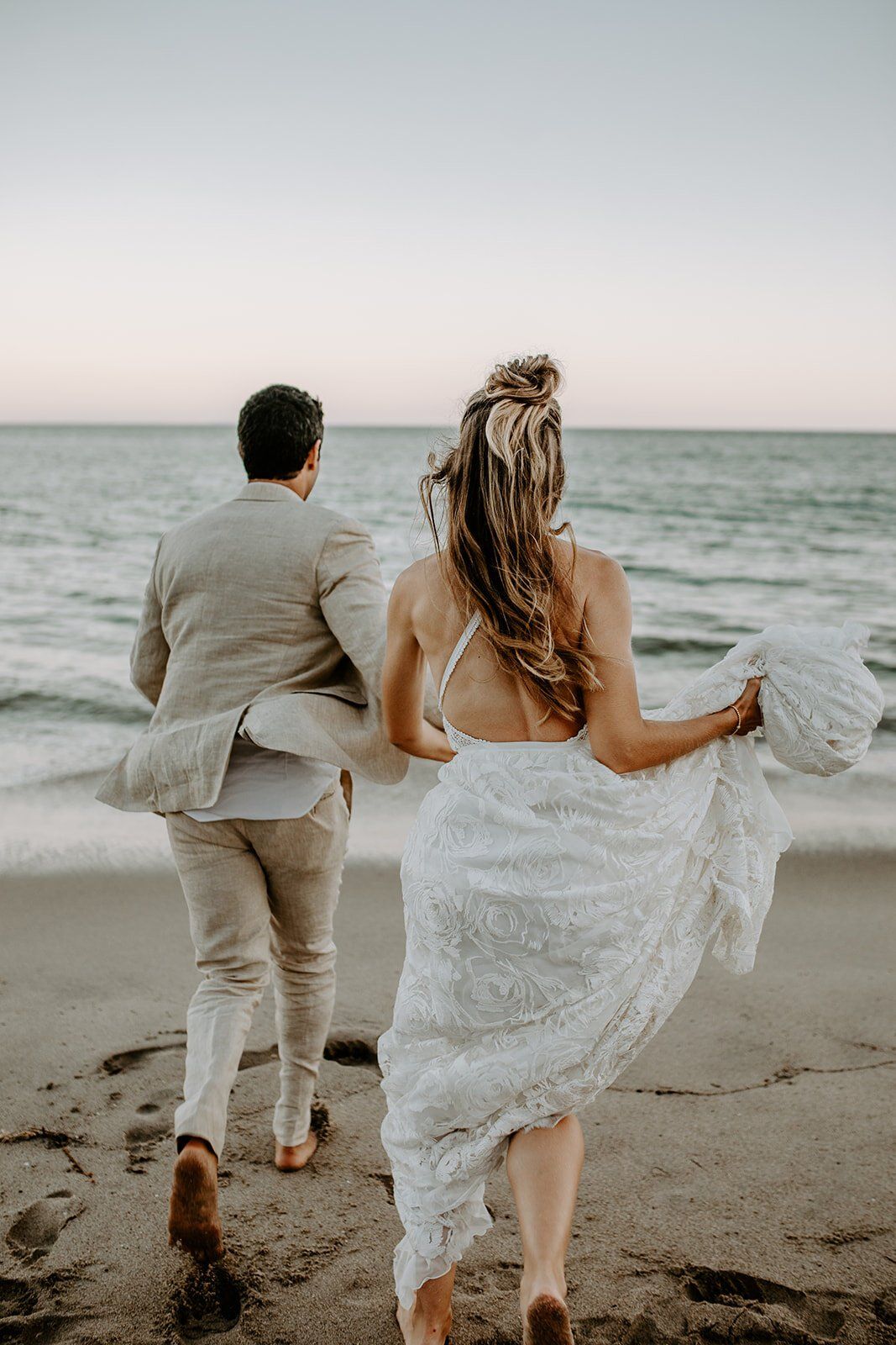 intimate micro wedding in malibu, california