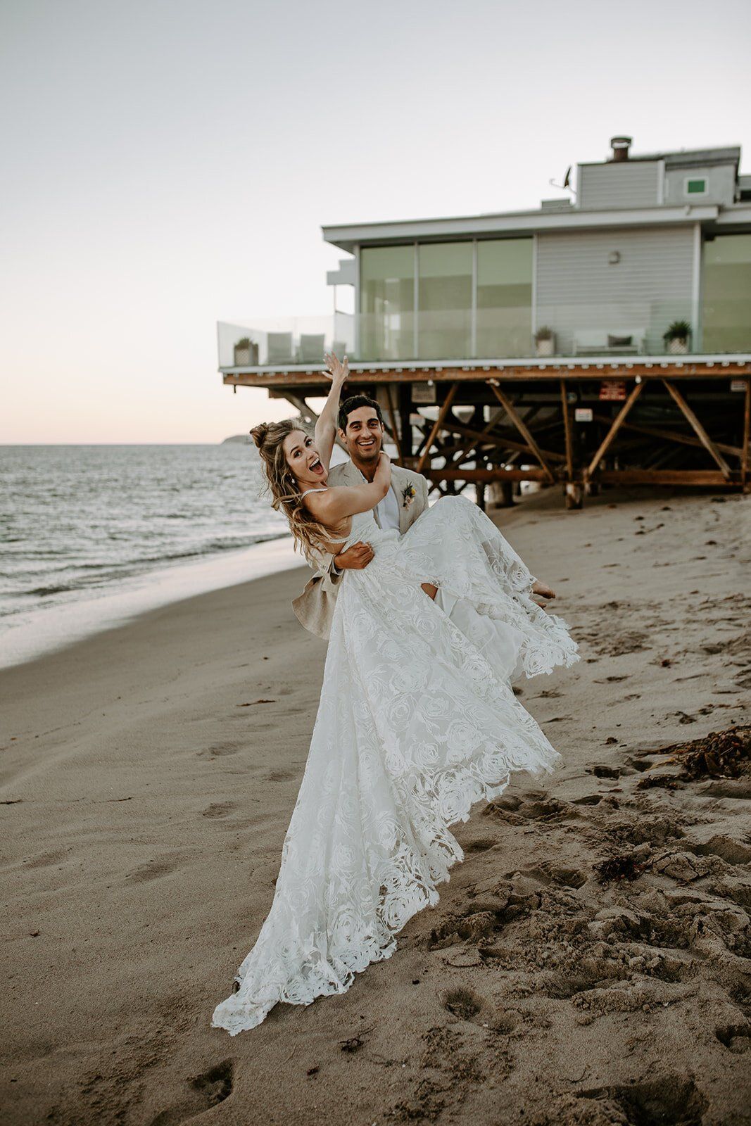 malibu oceanside wedding during covid 19