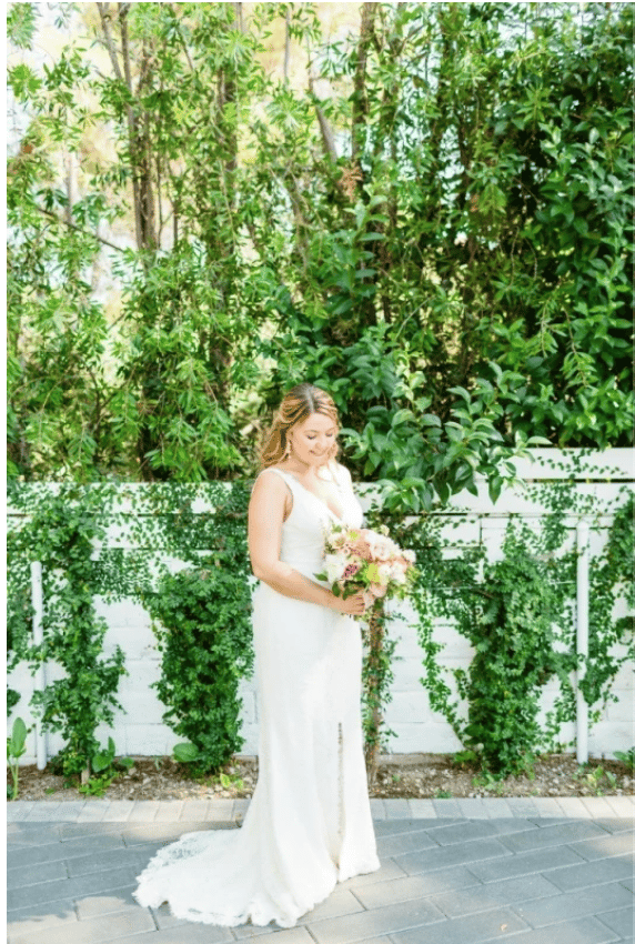 bride gets married at Private Residence - Southern California Wedding - Carats and Cake