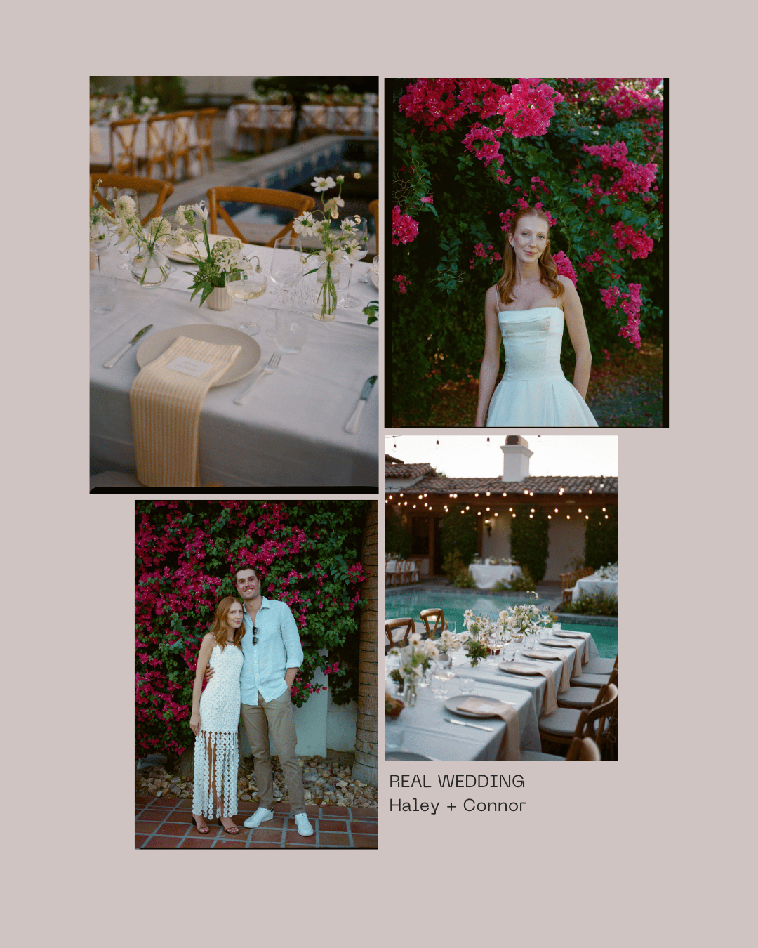 southern CA wedding at the bougainvillea estate