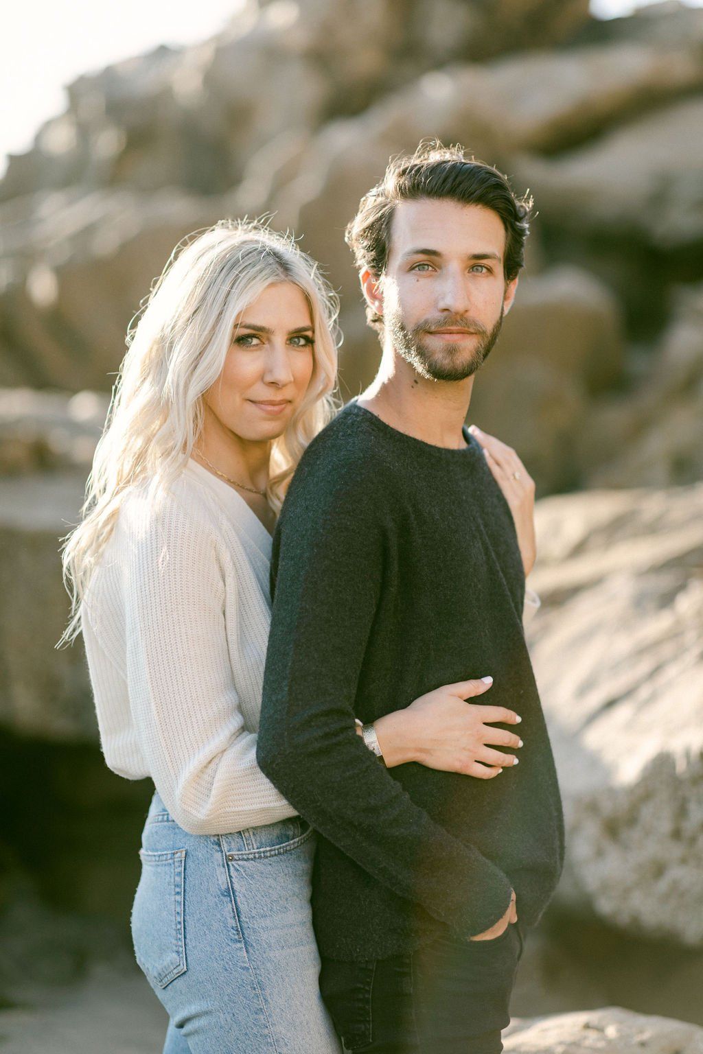 engagement story of these two los angeles love birds