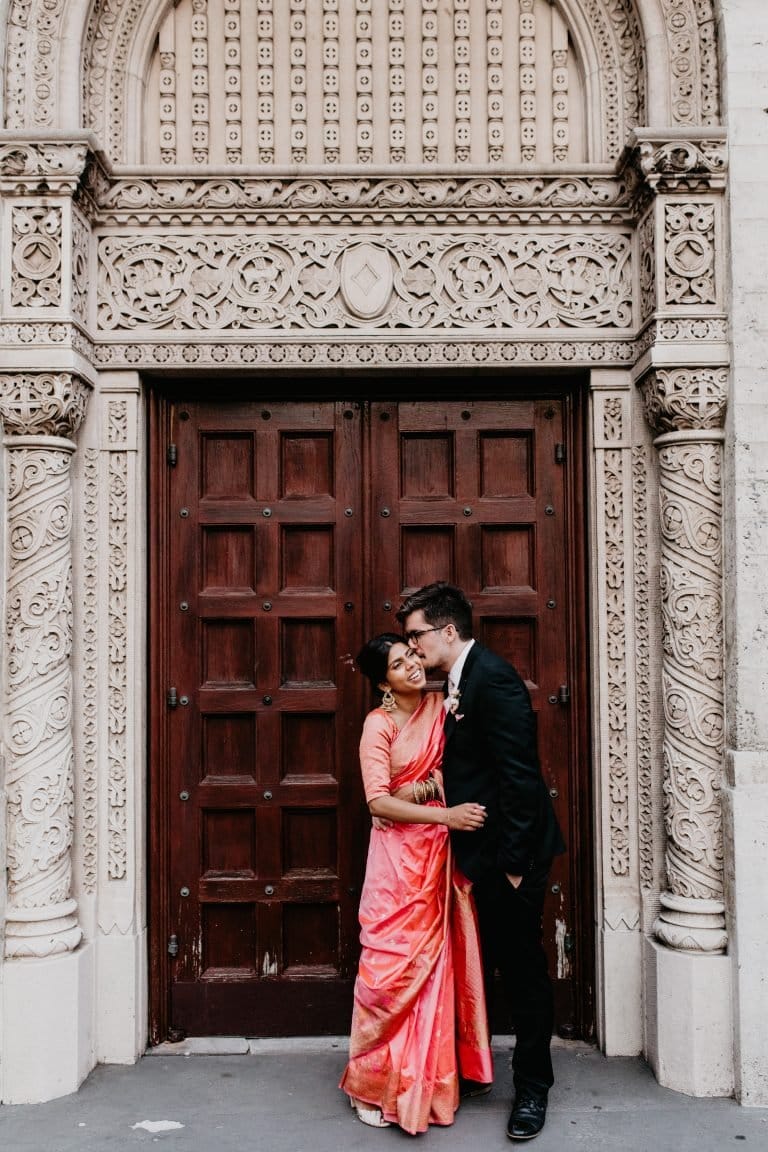 Rooftop Wedding in Los Angeles With Stunning Bride And Groom