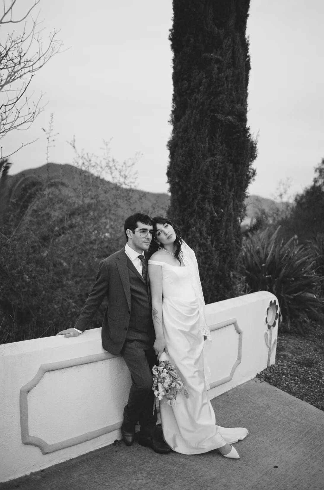 garden party romantic and modern wedding in temecula