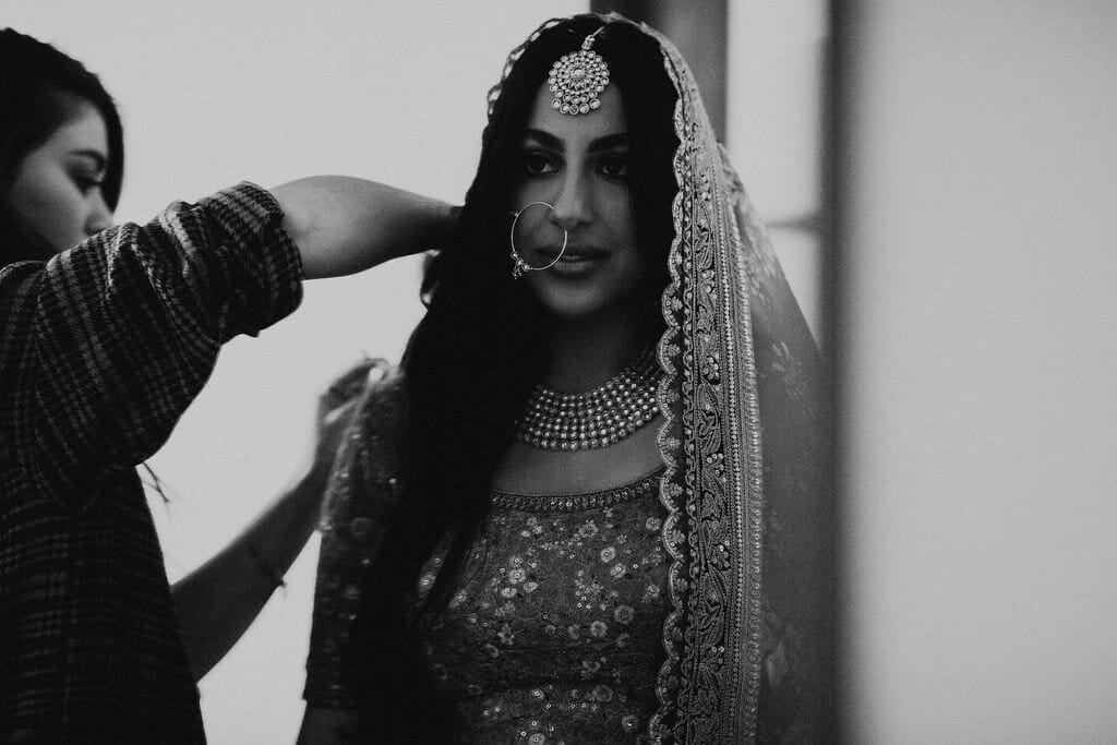 indian bride's dream DTLA wedding published on junebug weddings blog