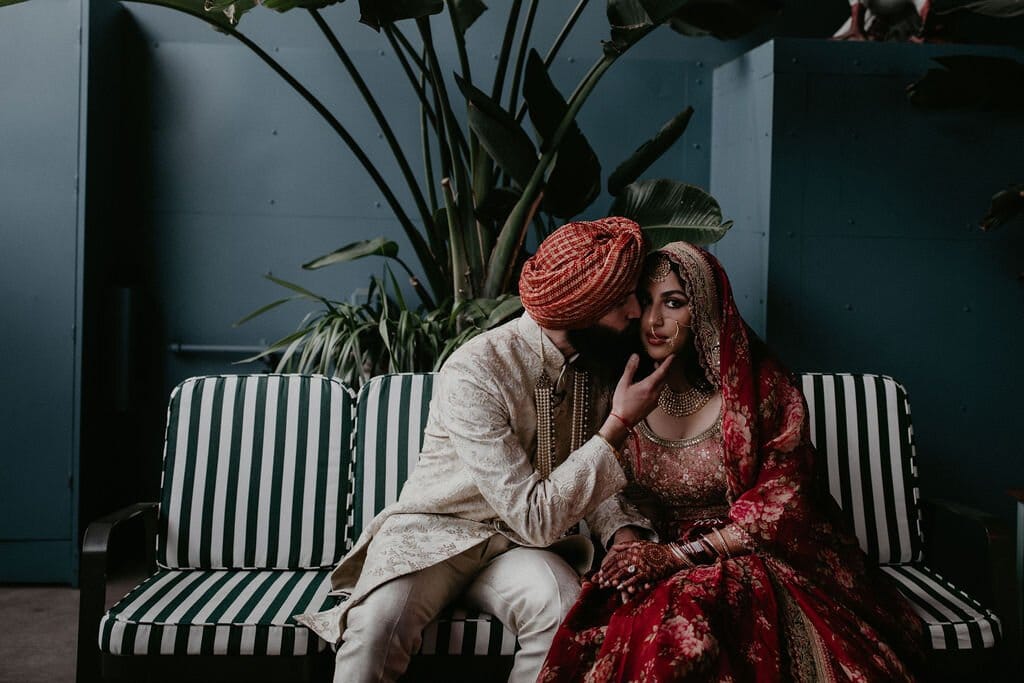DTLA indian wedding published on junebug weddings