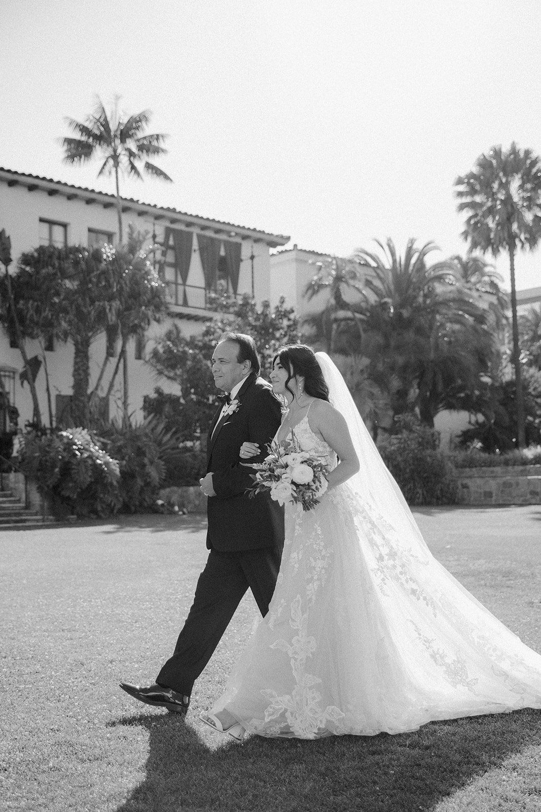 bride walking down the isle
