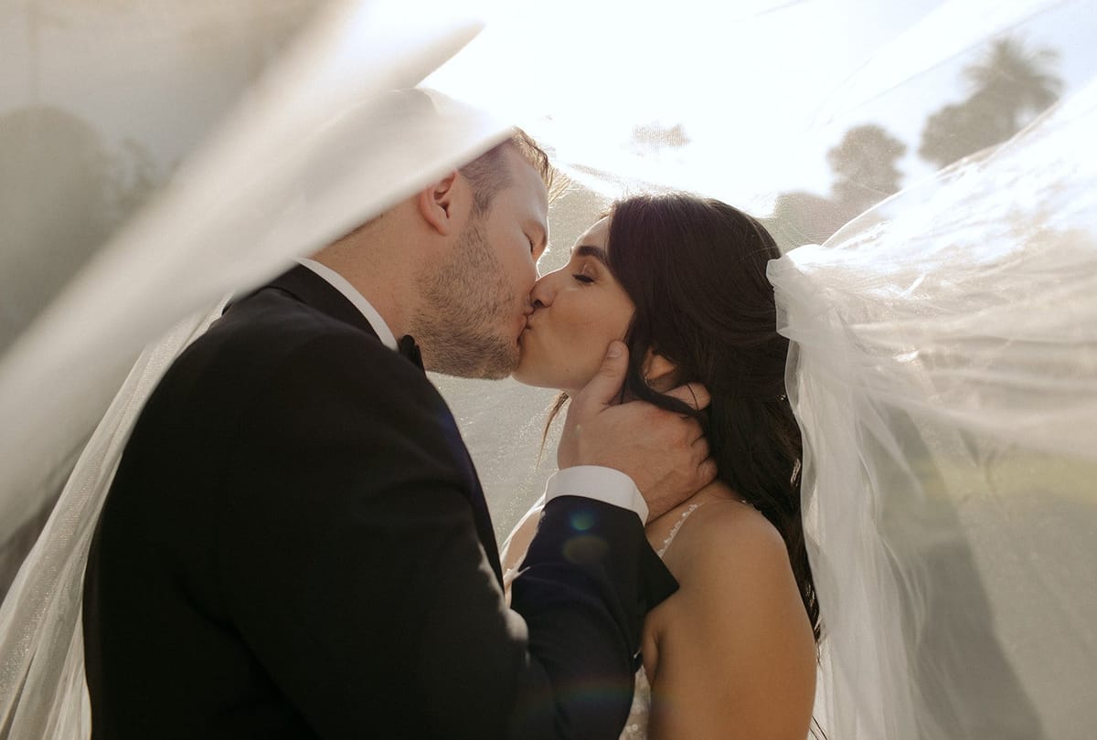 adorable couple plan their dream wedding in santa barbara, california