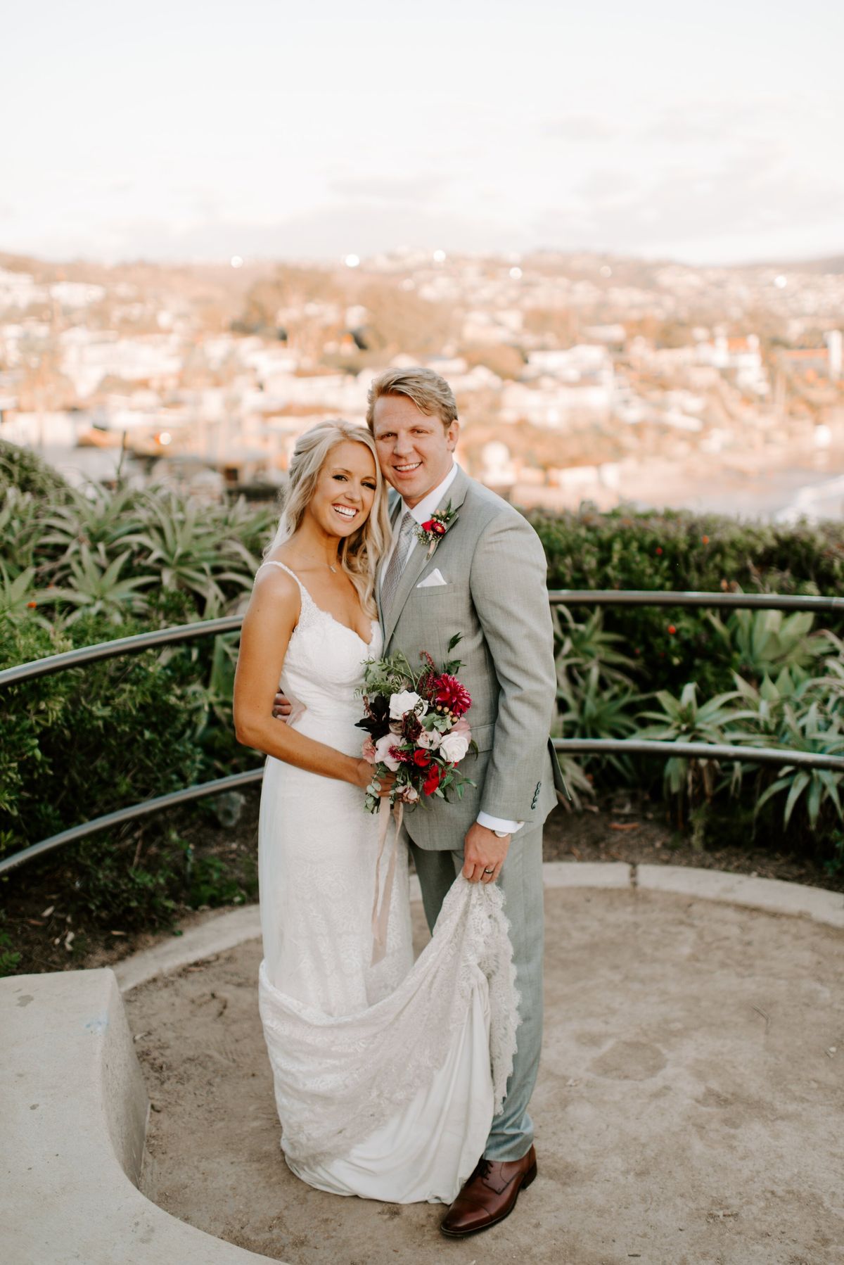 bridal hair and makeup for this orange county wedding