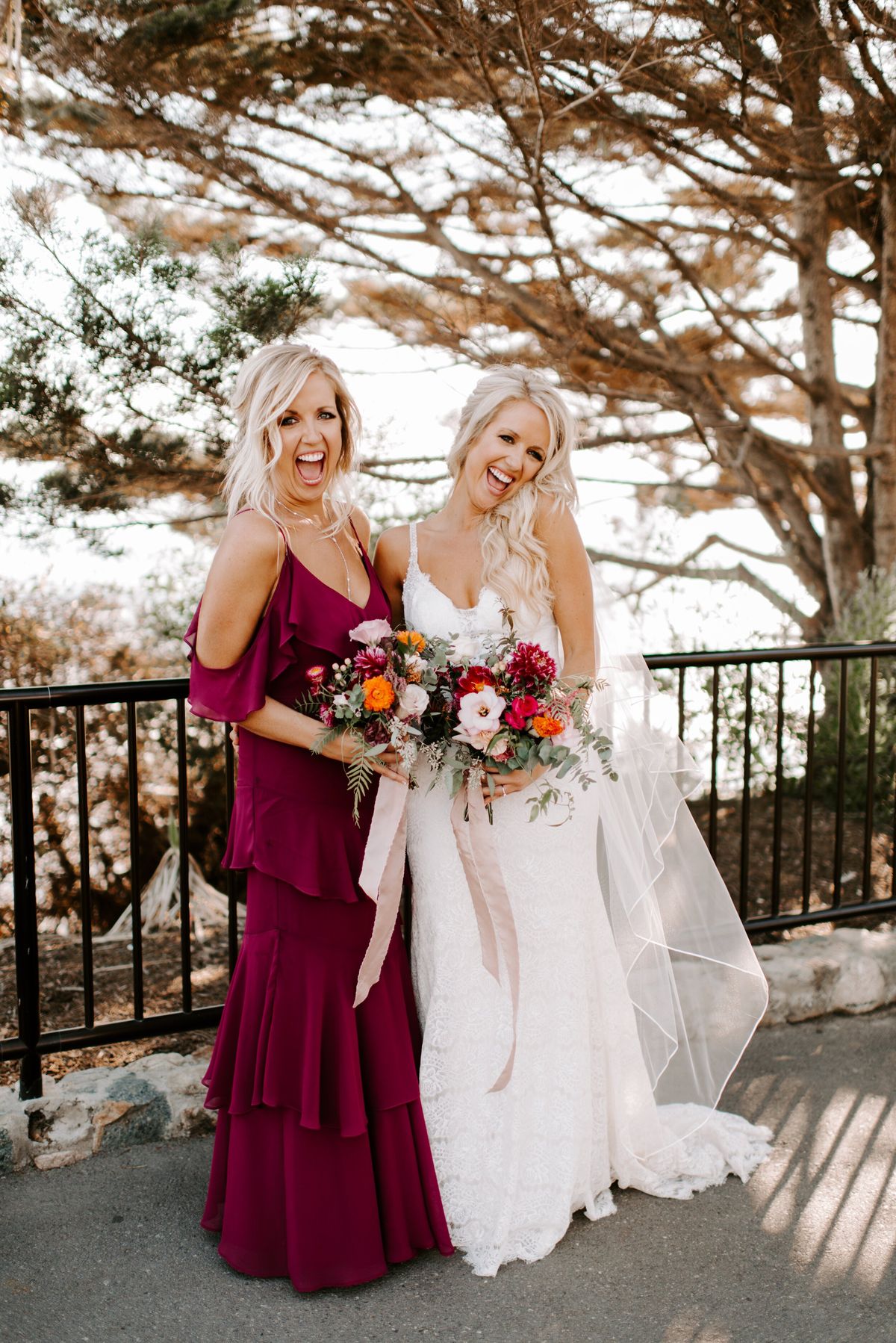 california bride goals with beachy, messy, natural, loose bridal hair styles