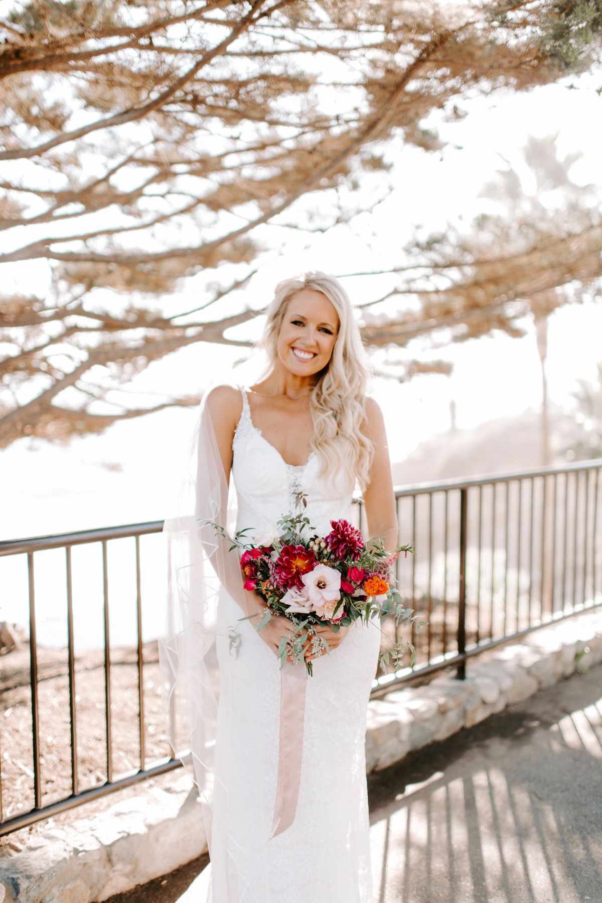 stunning west coast bride 
