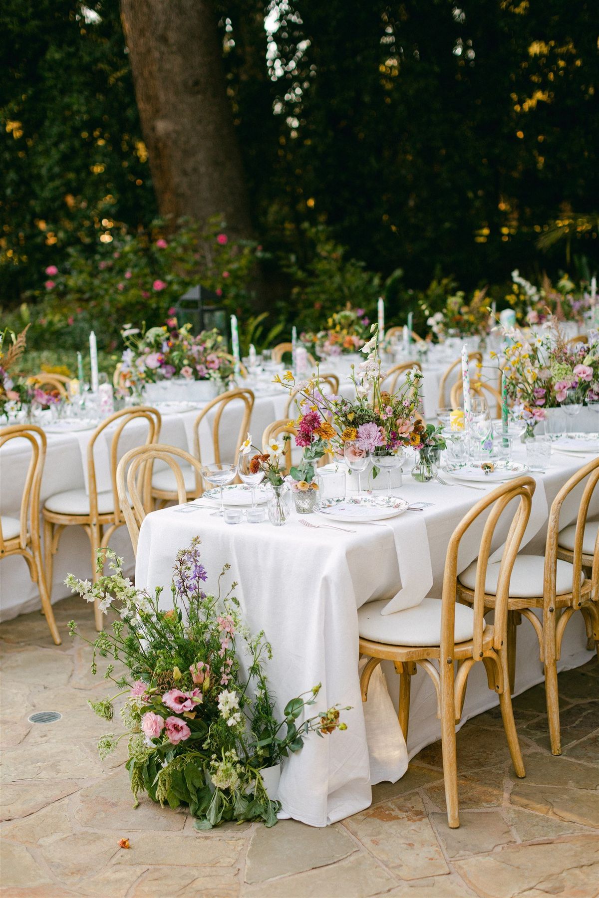 backyard garden party wedding in los angeles