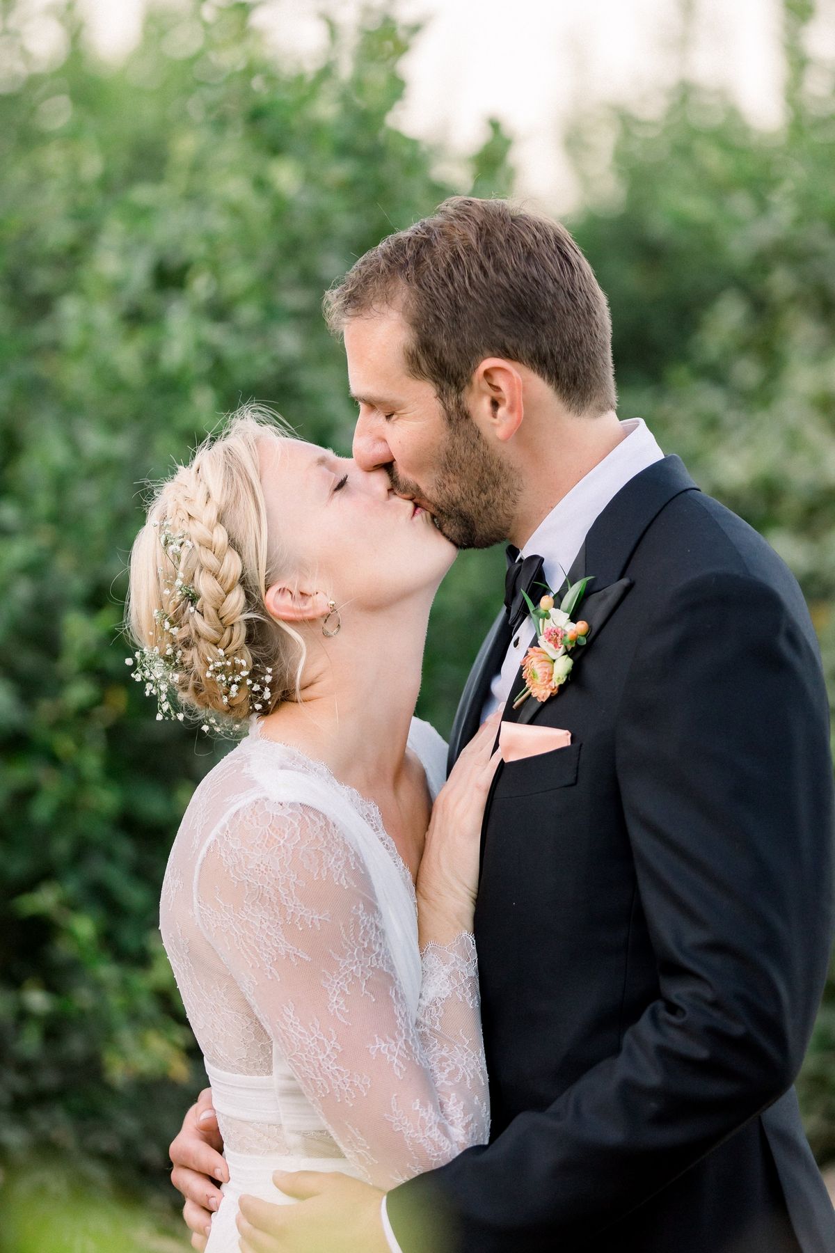 bride and groom share "just married" feels after simi valley wedding