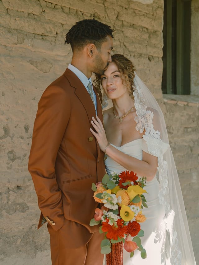 Natural Curls and Radiant Skin Forward Bridal Makeup at Serra Plaza in San Juan Capistrano