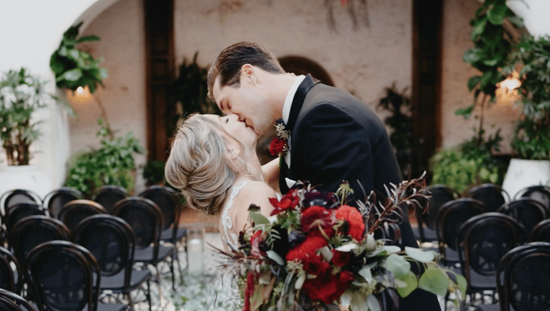 Adorable couple gets married at Ebell Long Beach 