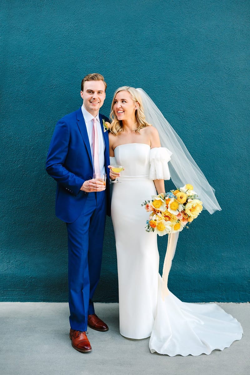 Colorful East LA Destination Wedding